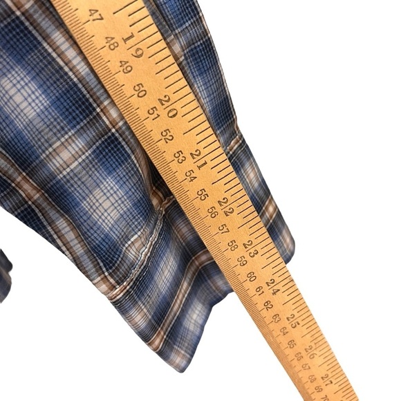 Vintage Wrangler Pearl Snap Front Pocket Plaid Shirt Size XXL - Picture 11 of 11